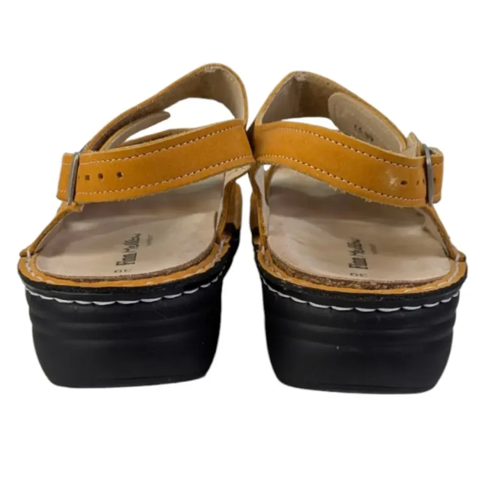 Finn Comfort Barbuda Mellow Sandals Size 39 US 8/8.5  EUC $295    S3293